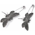 Brož vážka na spínacím špendlíku varianta 1 platina – Zboží Dáma Brož vážka na spínacím špendlíku varianta 1 platina – Zboží Dáma