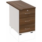 Hobis K 33 Z P 80 3 zásuvky léta podél 80 cm ořech bílá – Hledejceny.cz