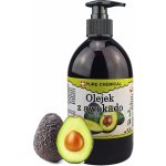 AVOKÁDOVÝ OLEJ NERAFINOVANÝ ZA STUDENA LISOVANÝ PŘÍRODNÍ + DÁVKOVAČ 0,5 l 500 ml – Sleviste.cz