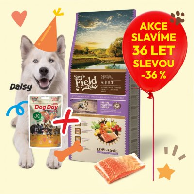 Sam's Field Low Grain Adult Salmon & Potato 13 kg – Sleviste.cz