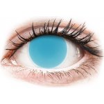 MaxVue Vision Crazy čočky UV Electric Blue barevné svítící roční 2 čočky – Zboží Dáma