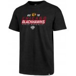 Pánské tričko 47 Brand Club Tee NHL Chicago Blackhawks GS19 černé – Hledejceny.cz