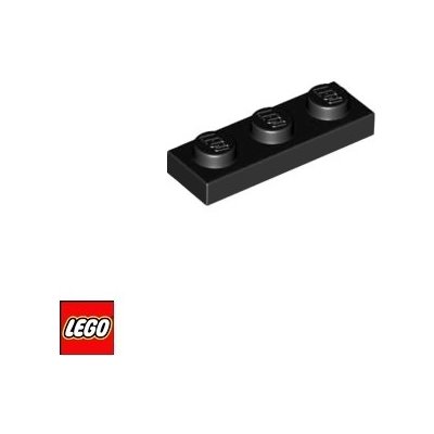 LEGO® 3623 Podložka 1x3 Černá – Hledejceny.cz