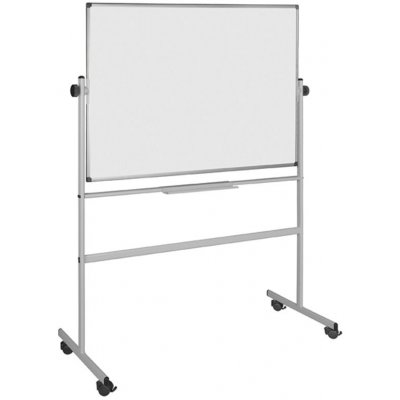 Bi-Office Mobilní otočná oboustranná keramická tabule, magnetická, bílá, 1800 x 1200 mm – Zboží Živě