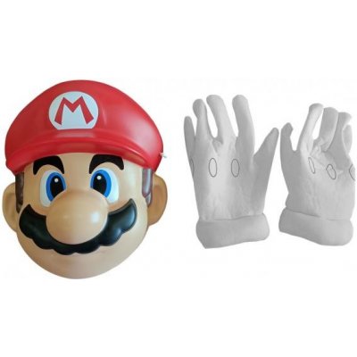 Maska Super Mario a rukavice Godan