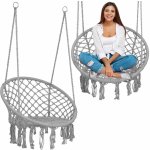 Sofotel Závěsné houpací křeslo BOHO šedé – Zboží Dáma