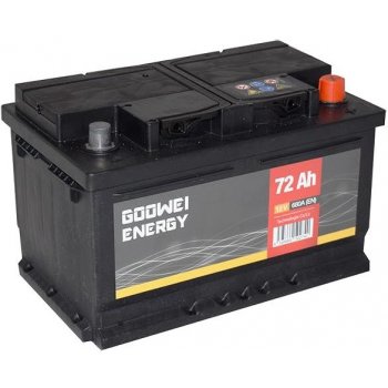 GOOWEI ENERGY 12V 72Ah 680A GE72 od 1 515 Kč - Heureka.cz