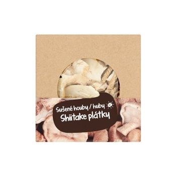 České Houby Shiitake plátky sušené houby 30 g