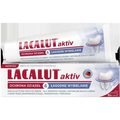 Lacalut Aktiv ochrana dásní bělení 75 ml – Sleviste.cz