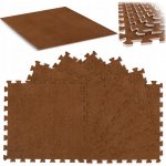 Massido Pěnová podložka puzzle 180 × 120 cm 6 ks hnědá – Zboží Dáma