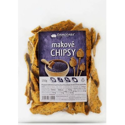 Damodara Makové chipsy Množství: 40 g – Hledejceny.cz