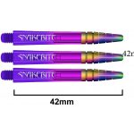 Red Dragon Peter Wright Snakebite Nitro Ionic plastové fialové, medium, 42mm – Zboží Mobilmania