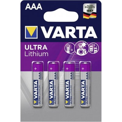 Varta ULTRA AAA 4 ks 6103301404 – Zboží Mobilmania