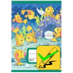 Papírny Brno Sešit 511 A5 linka 20 mm pomocná linka – Zboží Dáma