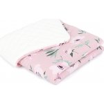 Mamo Tato Oboustranná deka Velvet Růže smetanová růžová – Sleviste.cz