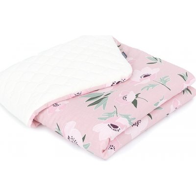 Mamo Tato Oboustranná deka Velvet Růže smetanová růžová – Sleviste.cz