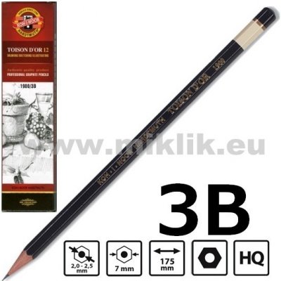 Koh-i-Noor 1900 3B grafitová tužka – Zboží Živě