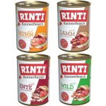 Rinti Kennerfleisch Mix jehněčí, kuřecí, kachna, zvěřina 24 x 400 g – Hledejceny.cz