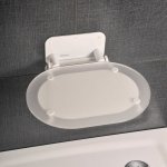 Ravak Ovo Chrome sprchové sedátko clear / White B8F0000028 – Zbozi.Blesk.cz