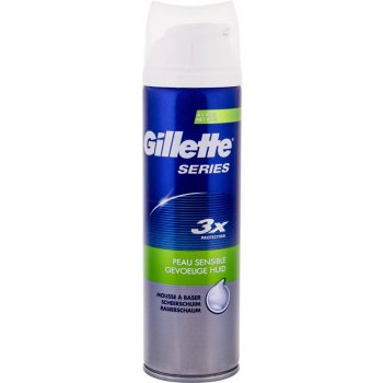 Gillette Series Sensitive pěna na holení 250 ml
