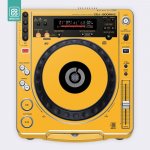 Doto Design Skin CDJ 800 FULL COLORS Dark Yellow – Zboží Živě