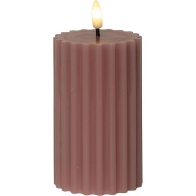 Star trading LED dekorační svíčka FLAMME STRIPE V.15 cm starorůžová – Hledejceny.cz
