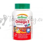 Jamieson Omega-3 Kids Gummies želatinové pastilky 60 ks – Hledejceny.cz