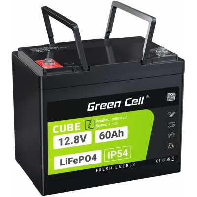 Green Cell CUBE LiFePO4 60Ah 12.8V 768Wh LFPGC12V60AH – Zboží Živě