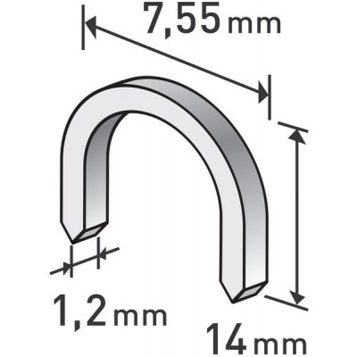 EXTOL PREMIUM spony oblé, 1000ks, 14mm, 7,55x0,52x1,2mm, 8852305 – Zbozi.Blesk.cz