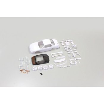 Kyosho BODY SHELL NISSAN SILVIA S13 MINI-Z + 4WD RIMS WHITE BODY