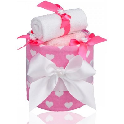 T-tomi Plenkový dort malý růžová srdíčka – Zboží Dáma