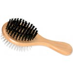 Trixie kartáč dřevěný oválný oboustranný malý 6 x 17 cm – Zboží Dáma