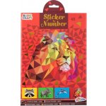 Lepení podle čísel Lev – Zboží Mobilmania
