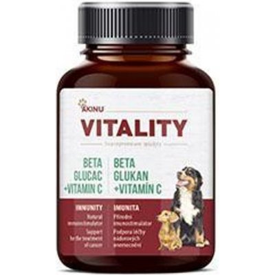 Akinu Vitality Beta glukan Vitamín C 50 ks – Hledejceny.cz