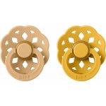 Bibs Boheme dudlíky z přírodního kaučuku 2ks Desert Sand / Honey Bee – Zboží Dáma
