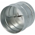 Vents 1009942 VENTS KOM 100 vzduchovod kovový Zn-Spojka s klapkou 100mm – Hledejceny.cz