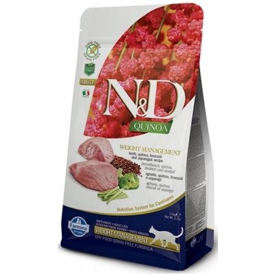 N&D Quinoa feline Weight Management Lamb 0,3 kg – Zbozi.Blesk.cz