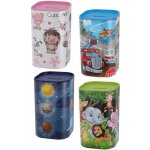 Pokladnička ZVÍŘÁTKA 7,6x7,6x12cm plast otvír. – Zbozi.Blesk.cz