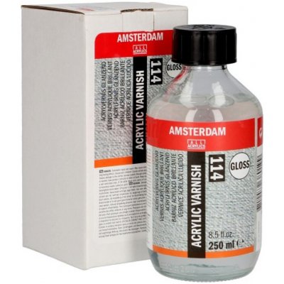 Amsterdam Závěrečný lak pro olej a akryl lesklý 250 ml – Zboží Dáma