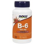 NOW Foods Now Vitamin B6 Pyridoxin 100 mg 100 kapslí – Hledejceny.cz