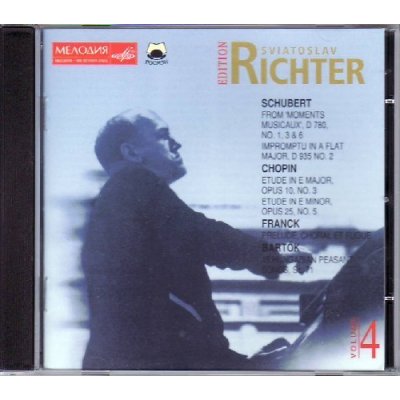 SVIATOSLAV RICHTER Edition Vol.4 - Schubert, Chopin, Franck, Bartók CD
