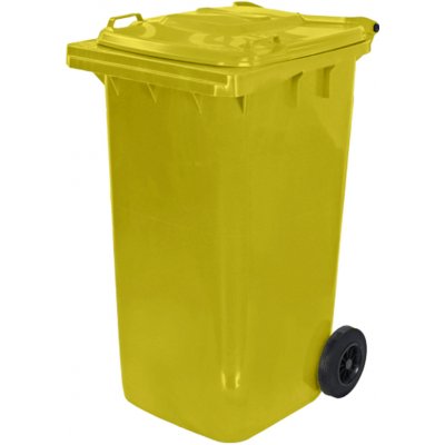 J.A.D. Tools popelnice plastová, 240L, žlutá – Zboží Mobilmania