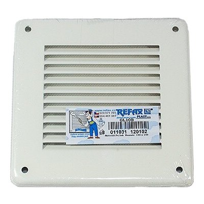 Refax 140 x 140 mm Bílá ocel – Hledejceny.cz