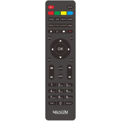 Dálkový ovladač Emerx Mascom MC751T2 HD – Hledejceny.cz