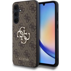 Guess PU 4G Metal Logo Samsung Galaxy A35 5G Brown GUHCSA354GMGBR