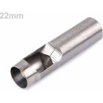 Výsečník / děrovač na látky Ø14;17;18;19;20;22 mm Varianta: 22 mm nikl, Balení: 1 ks – Zboží Dáma