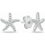 Brilio Silver náušnice EA1074W – Zboží Dáma