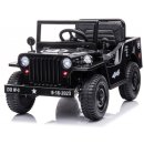 Mamido elektrický vojenský jeep Willys 4x4 černá