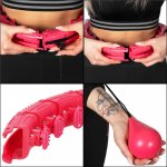 Springos Hula hoop s výstupky 45 cm růžová – Zbozi.Blesk.cz