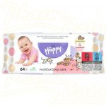 Happy vlhčené ubrousky Hedvábí + Bavlna 64 ks – Hledejceny.cz